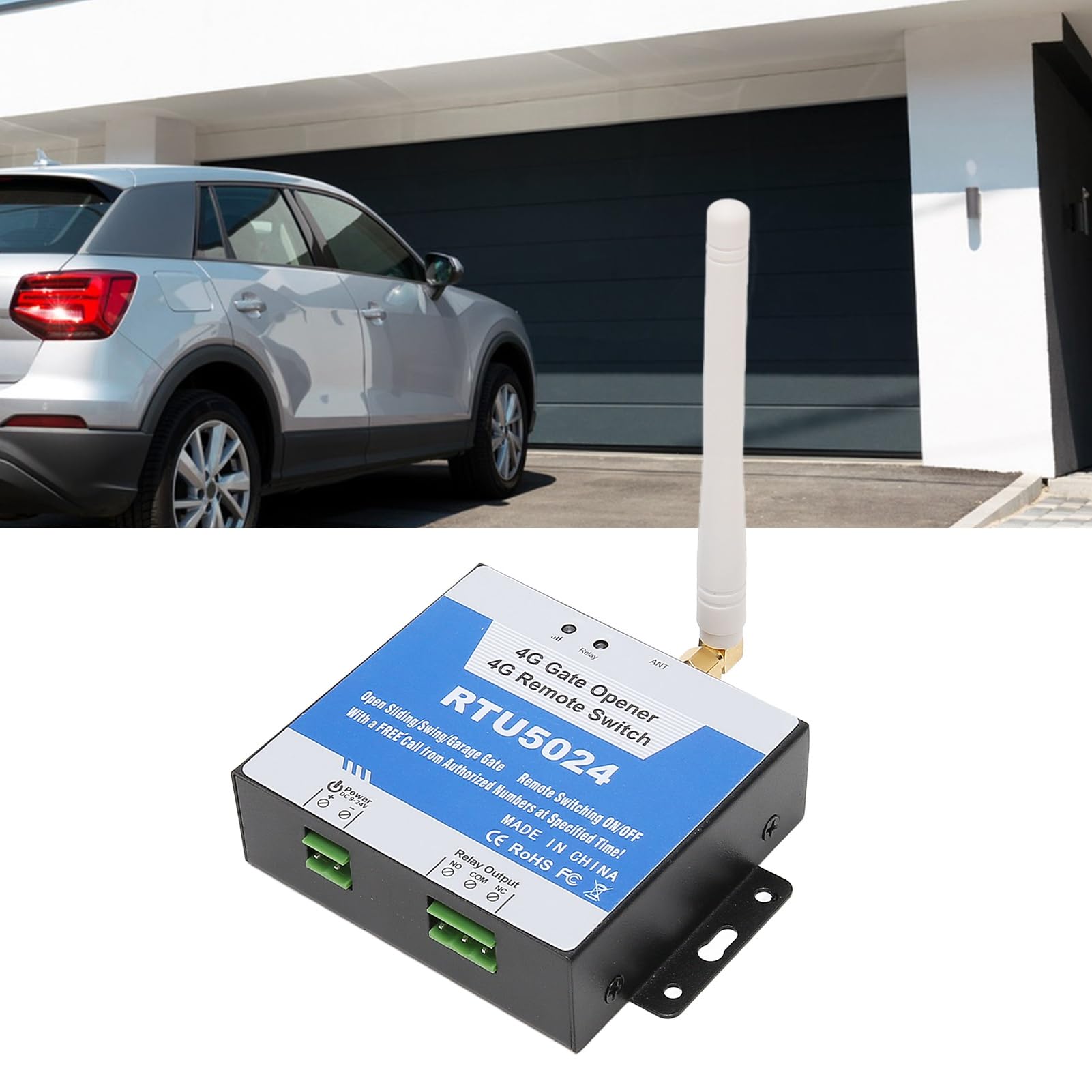 Mechanizm Otwierania Bramy GSM RTU5024 4G, Pilot Zdalnego Sterowania, Obsługa Kart SIM, Automatyczna Identyfikacja, Programowalny, Odpowiedni do Drzwi Typu Grupowego, Wind,