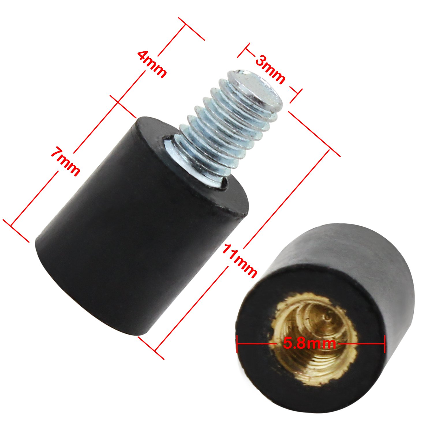 Image secondaire de KEESIN M3 FPV Drone Contrôleur de vol Anti-vibrations Vis fixes Matériel de montage Entretoise pour Naze32 CC3D F3 PDB Carte de