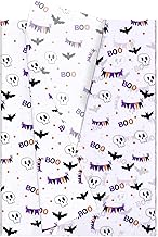 Jwssor Halloween Tissue Paper,20sheets Gift Wrapping Paper,Ghost ans Bat Tissue Wrapping Paper