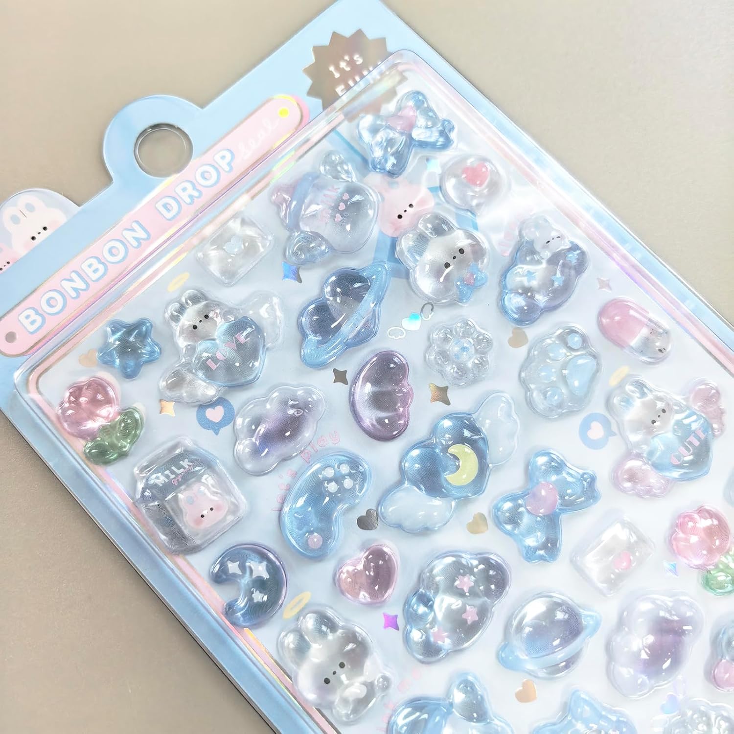 Cartoon 3D Animal Stickers for Scrapbooks, Planners, Journals - Waterproof Vinyl Decals for Laptops, Phone Cases, Water Bottles, Pen Cases - Cute Decorative Stickers (50 Pieces)