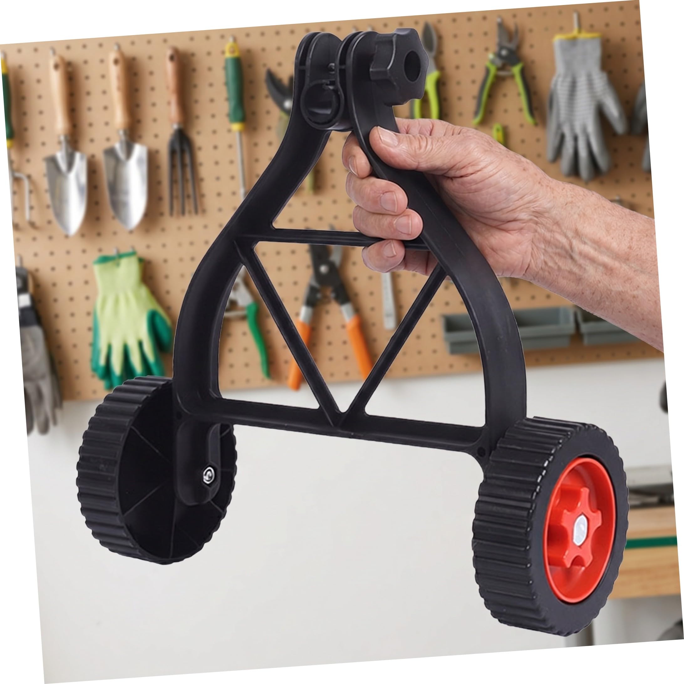 HEALLILY 2 Pezzi Ruota di Ricambio Accessorio Compatto e Resistente per Decespugliatore Batteria Facile da Montare e Durevole per Taglio Prato Domestico