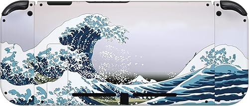 Miniatura 6 de eXtremeRate Dpad Version - Juego completo personalizado de carcasa para Nintendo Switch placa trasera de repuesto de consola de agarre suave al