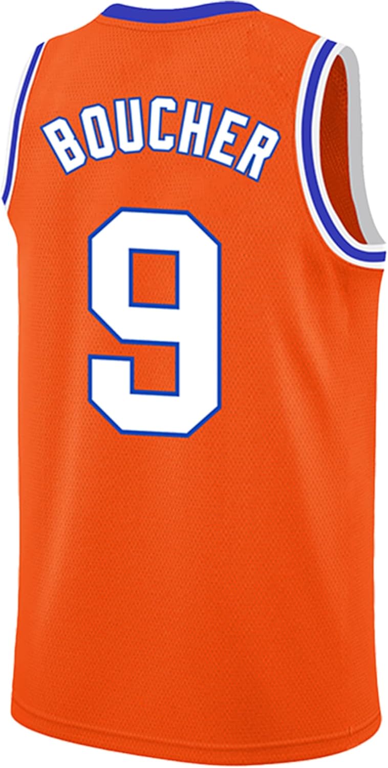 90s Basketball Jersey for Party,Bobby Boucher #9 The Waterboy Sandler 50th Anniversary Movie Basketball Jersey - Image 3