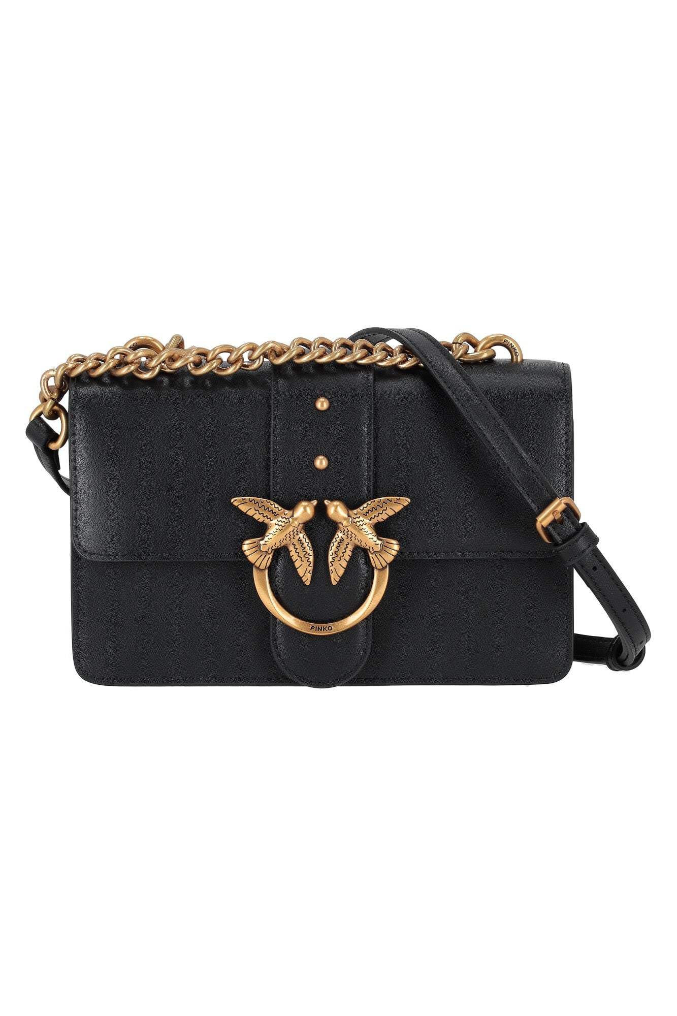 Pinko - Love One Mini Cl Vitello Seta, Borsa Donna