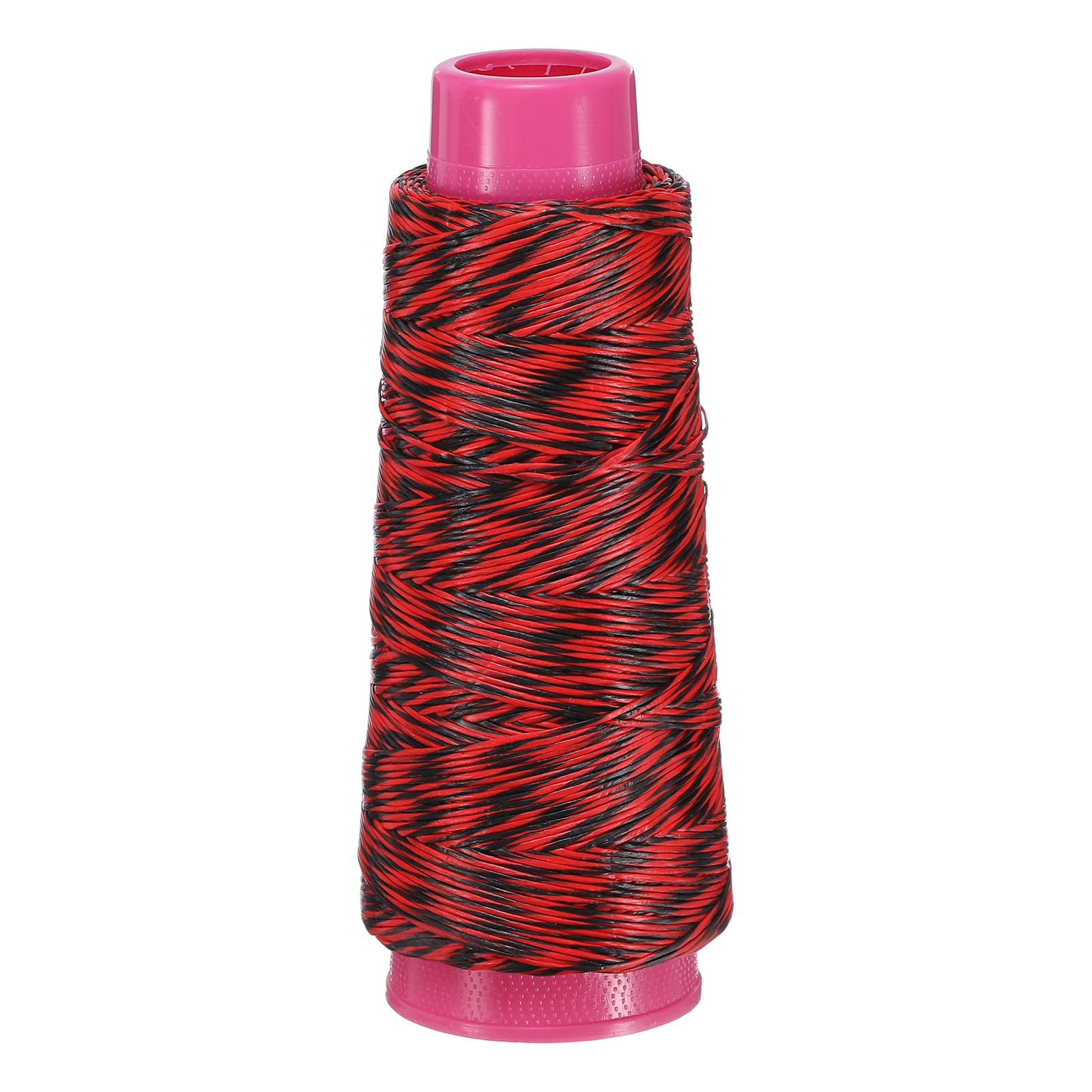 YELARXI Archery Bow String Serving Thread, 0.03" Dia Durable Bowstring Thread Accessories 131 Yard/120M & 1600D PE & Red/Black-Fitting For(Tying Peep Sight Nock/Compound/Recurve Bow)