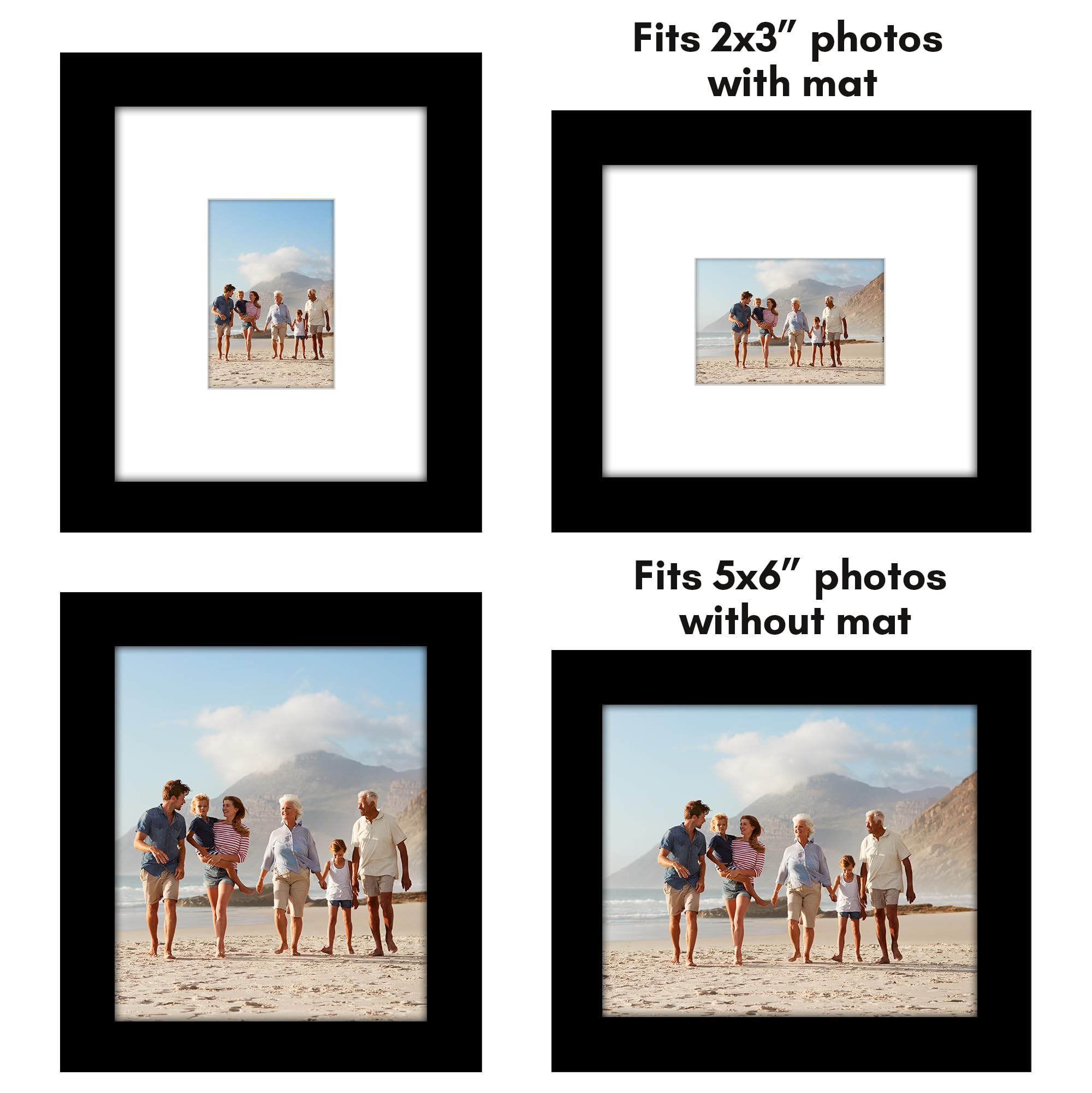 Americanflat Black Galleria Collection Lot De Cadres Photo 30
