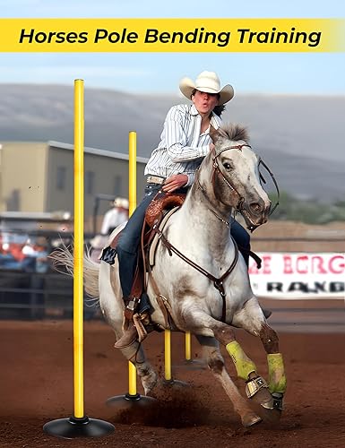 Miniatura 7 de SEAOTTER Juego de bastones de agilidad de fútbol, 4610 piezas desmontables de 6 pies, postes de velocidad de entrenamiento deportivo con base de