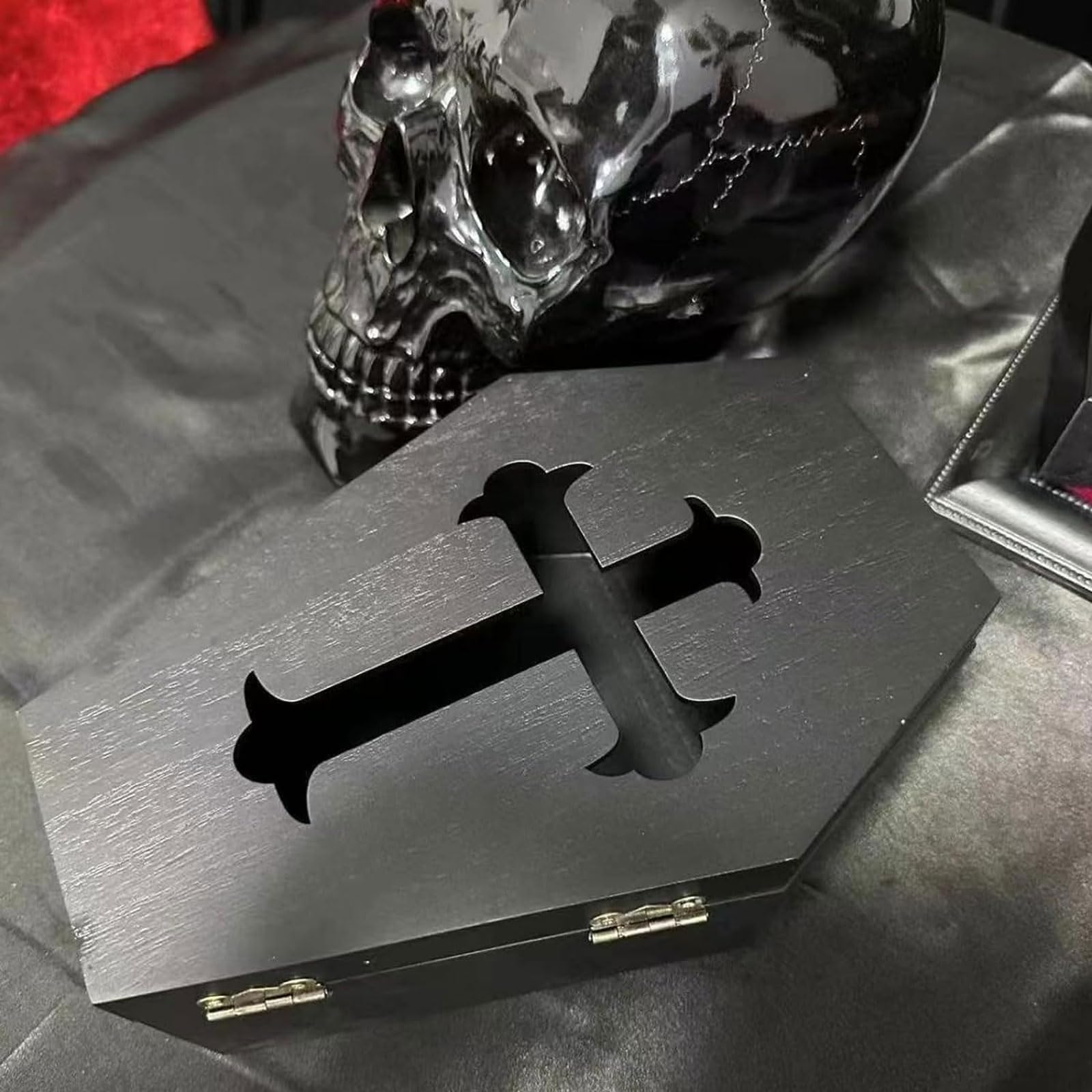 Saintrygo Kosmetiktasche Set – 6 Stück Mit Hexen-Motiv, Tarot, Mond, Leinen, Für Witchy-Liebhaber