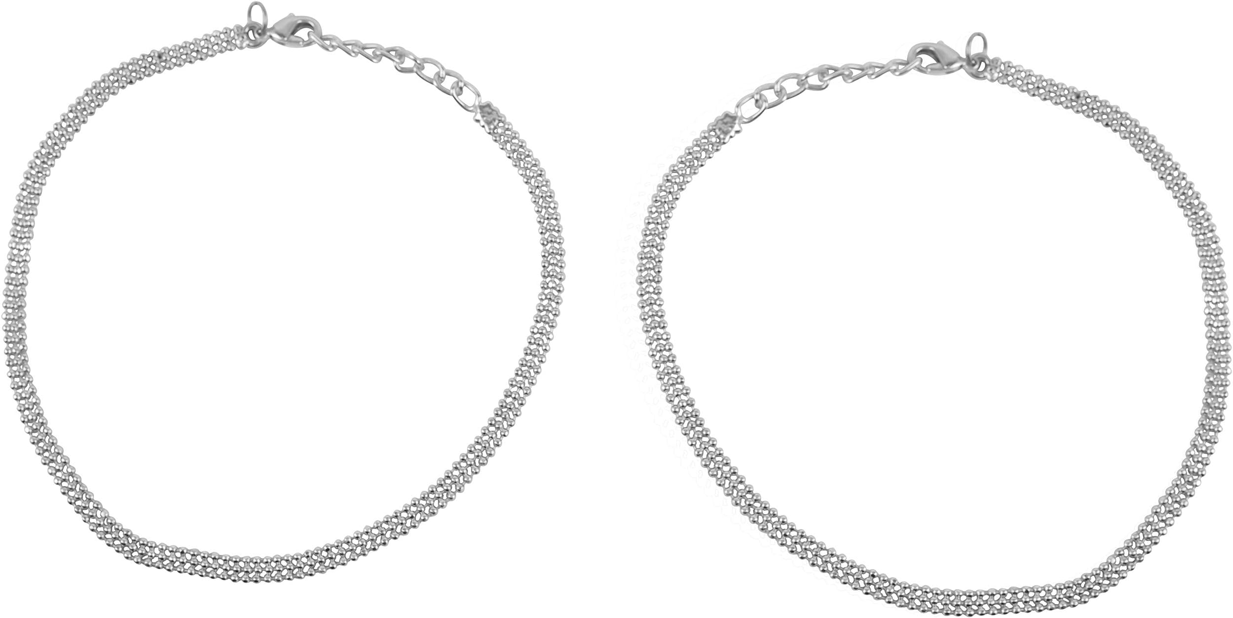Indian Bollywood jewelry for feet designer Wedding Payal Paazeb Anklets Toe Rings rhinestone crystal in Gold And Silver Tone For Women.