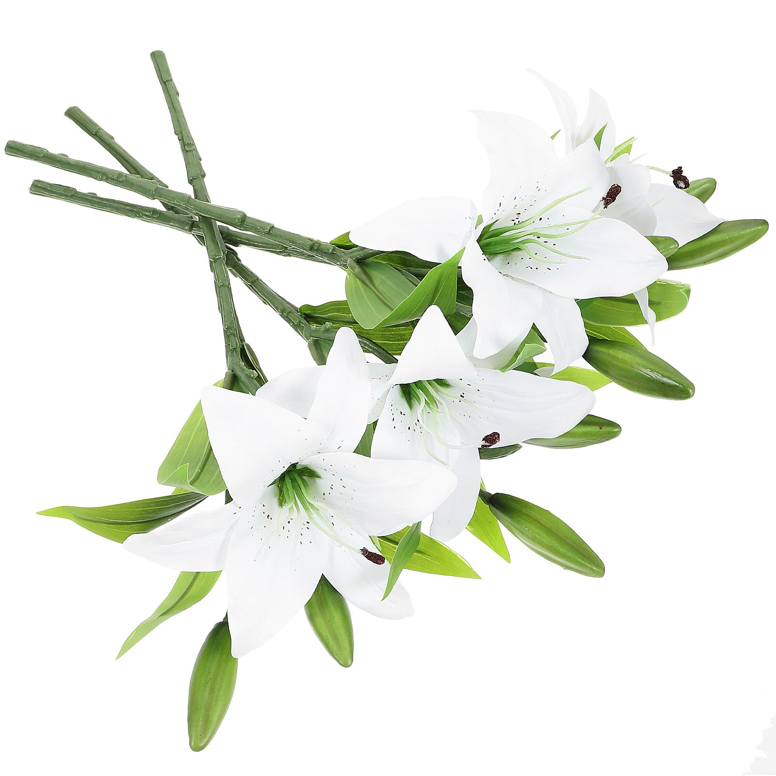 Bouquet de lys sans arrosage facile à nettoyer artificiel réaliste