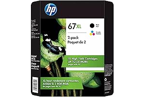 Original HP 67XL Inkjet Cartridge - Black & Color Combo: Exceptional Printing...