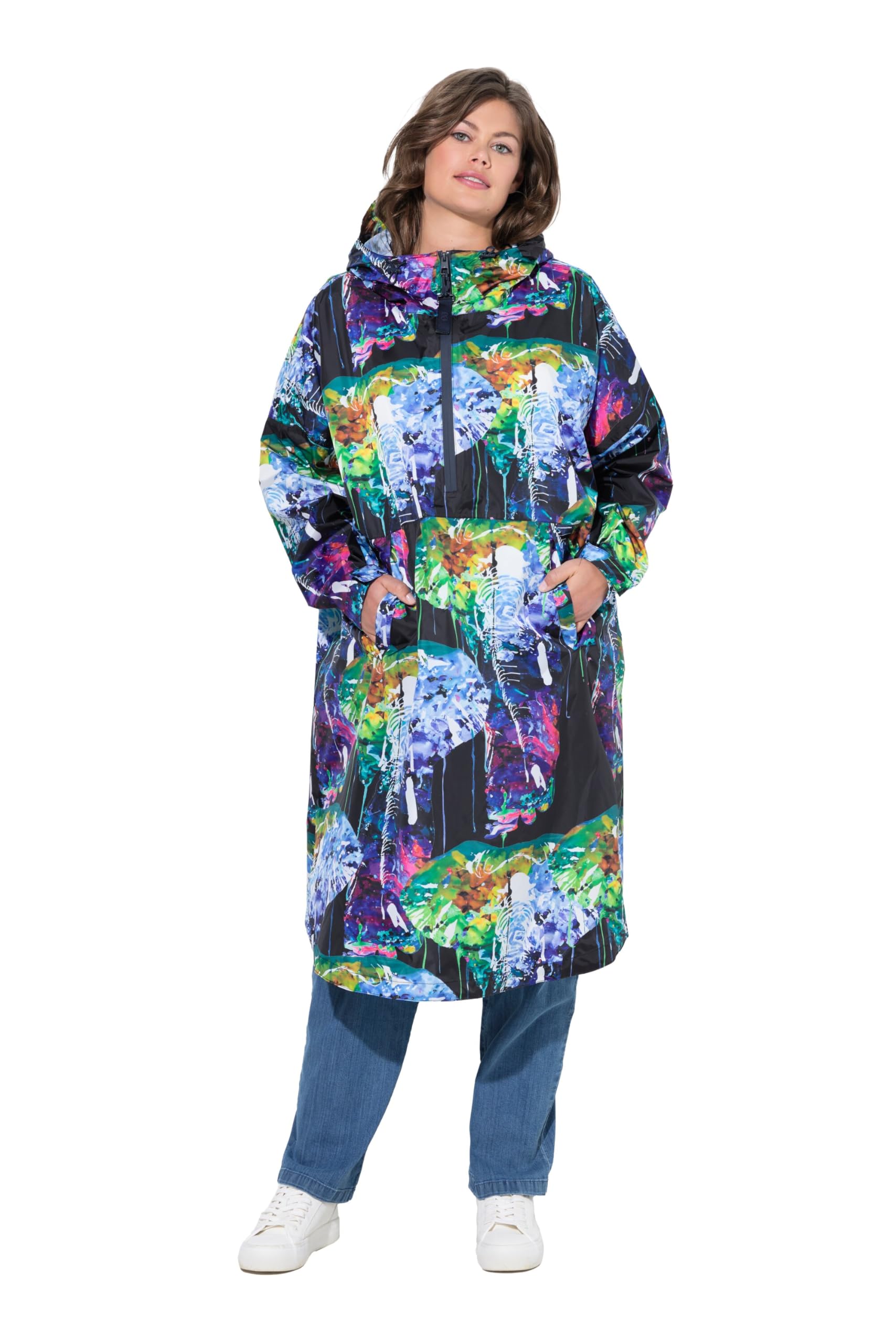 Laurasøn Funktions-Regencape, Unisex, Print, Kapuze 842971