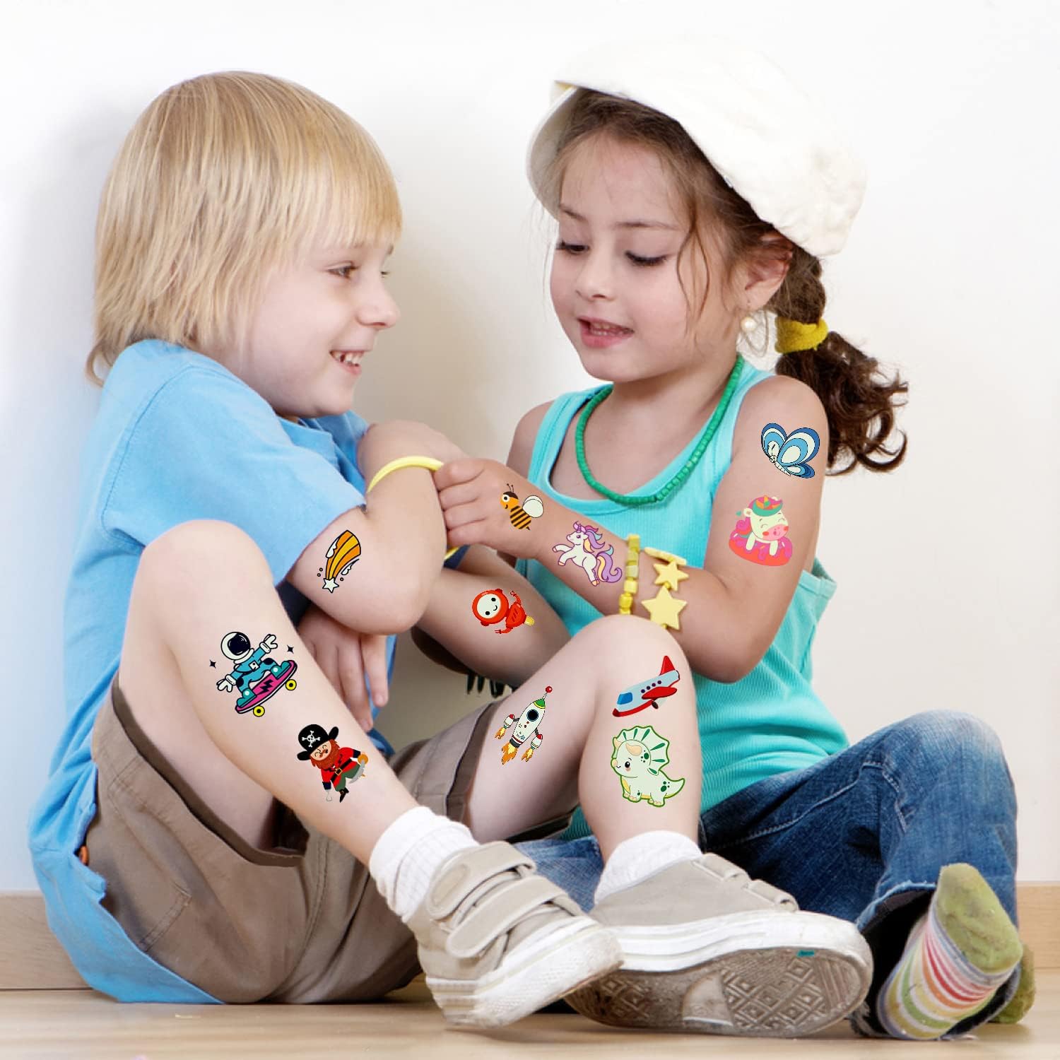 Tatuaggi Luminosi Al Buio Per Bambine - 10 Fogli Tema Unicorno, Facili Da Applicare, Idee Regalo Per Feste