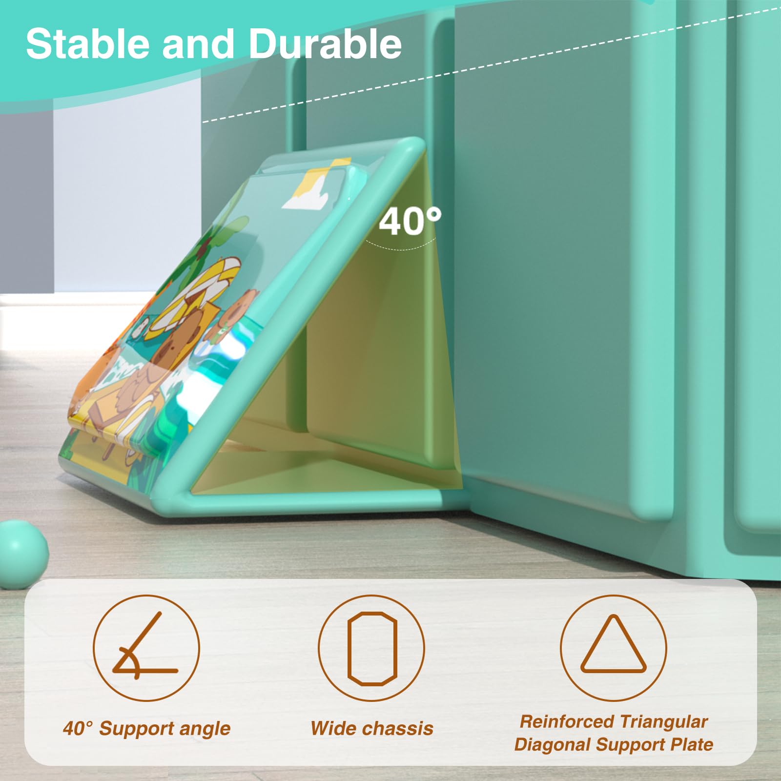Baignoire pliable portable pour bébé 75 x 45 x 25 cm 0-6 ans vert menthe