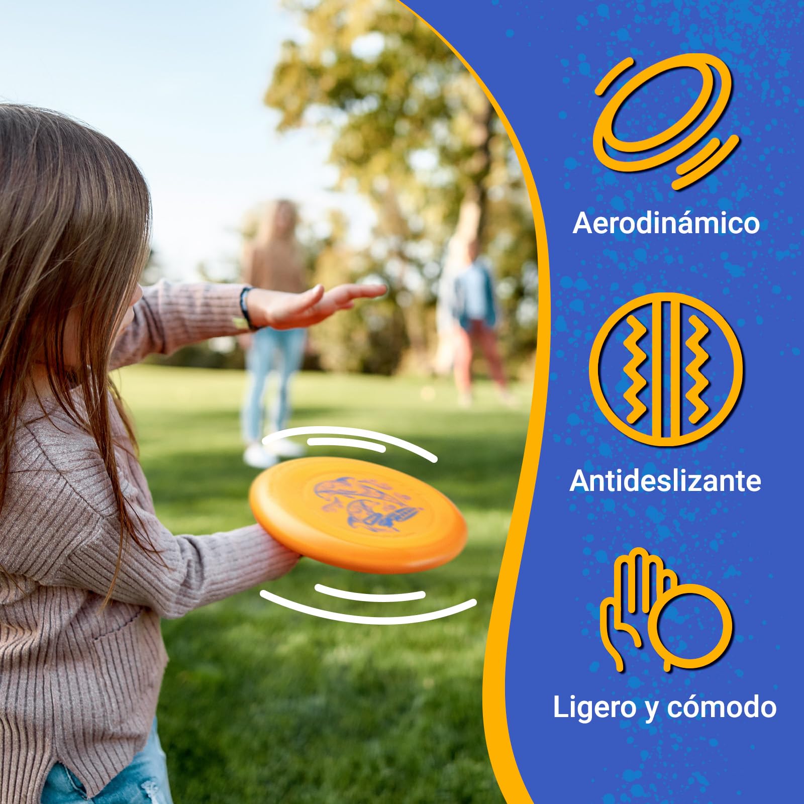 Wham-O Frisbee Go Disco Volador, 22.86cm Juguete Ligero para Principiantes Niños Niñas de 5+ Años para Exteriores Playa Parque Patio - 70g