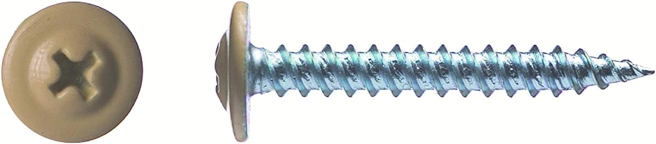 Big Timber 1MTS8114T #8 by 1-1/4-inch P2-drive bit Phillips Modified Truss Screws Tan,(166 per Box)