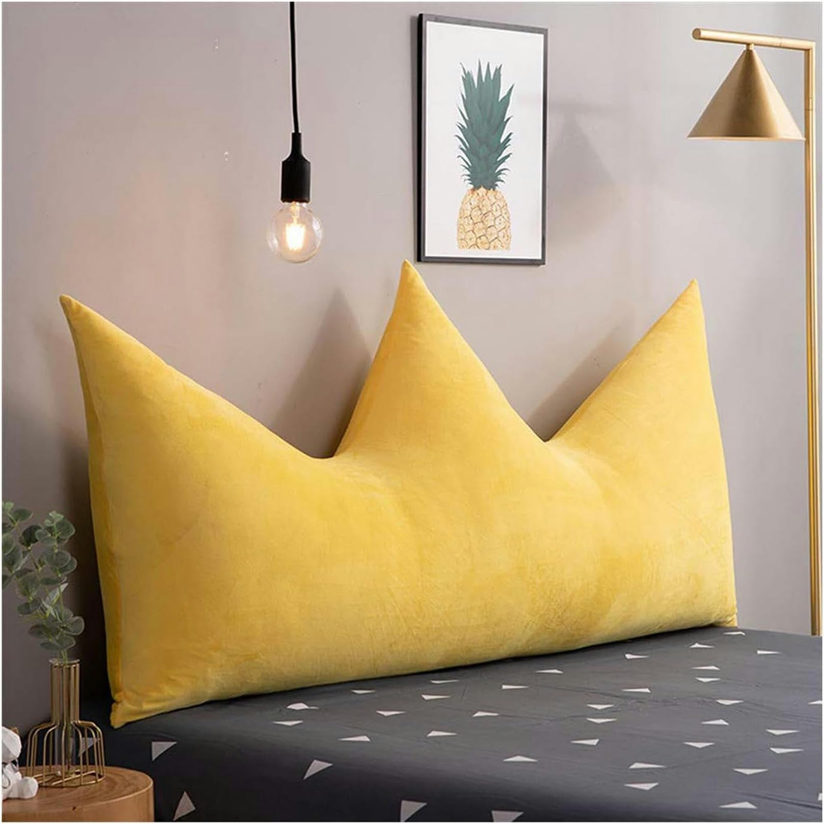 Coussin de lecture grand format contre le mal de dos avec housse velours