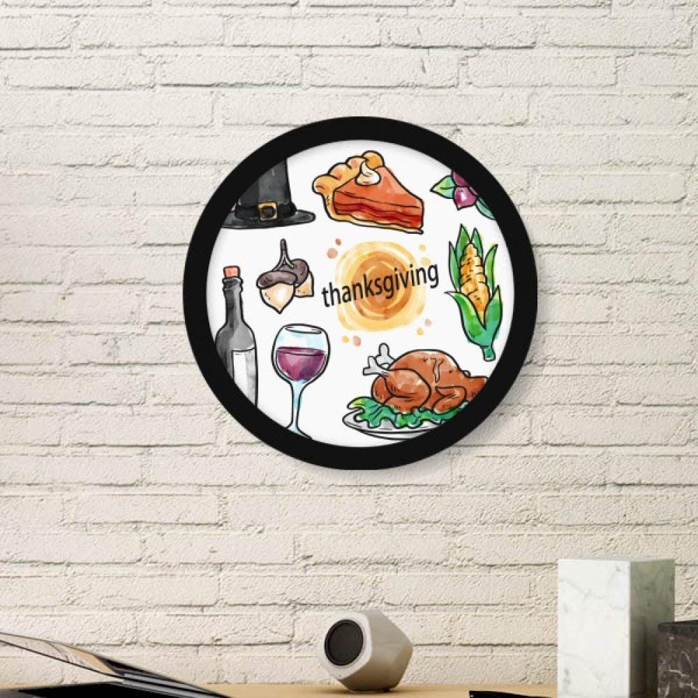 Thanksgiving Day cadeaux originaux cadre rond peinture de fete pour la famille