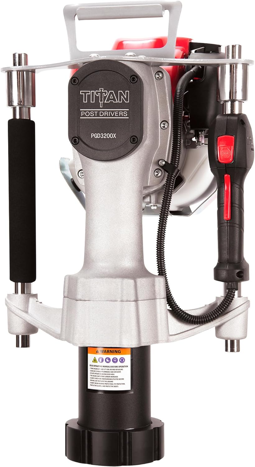 Titan Post Driver - 45-Lb. Driving Head, 1.3 HP Honda GX Engine, Model# PGD3200X