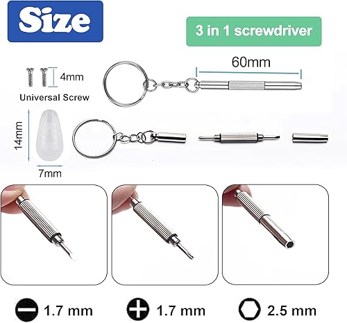 Miniatura 3 de Almohadillas para la nariz para anteojos con agarre, 10 pares de lentes de cámara de aire de silicona suave, kit de repuesto de almohadillas de