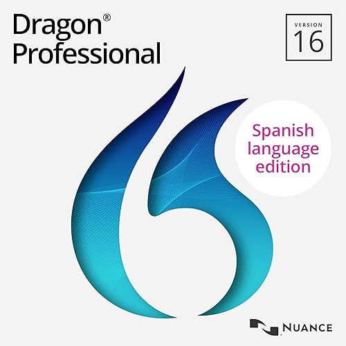 Dragon Professional 16.0 Speech Dictation and Voice Recognition Software, Spanish [PC Download]