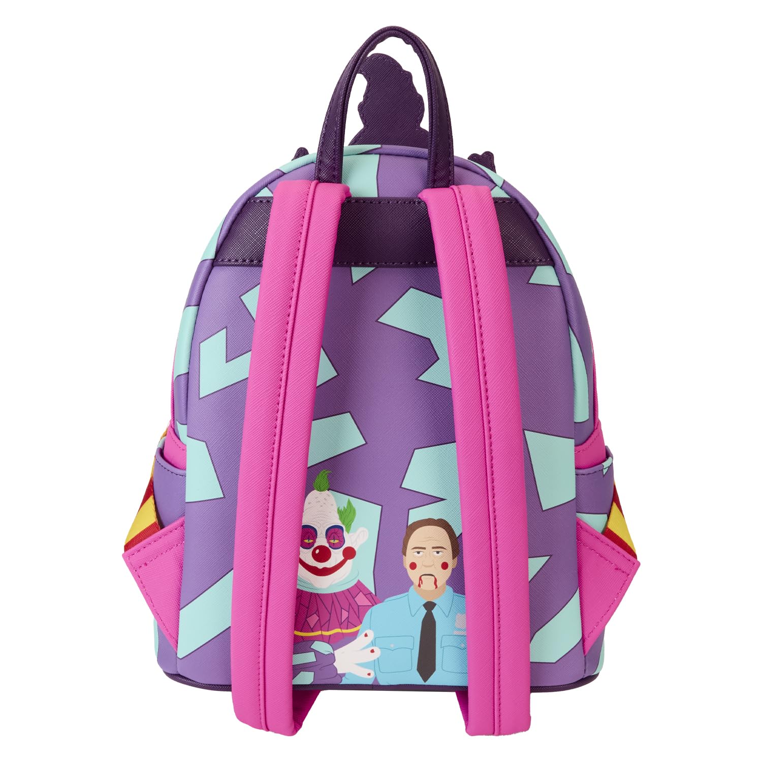 Loungefly Killer Klowns From Outer Space Circus Glow In The Dark Mini Backpack‎ Loungefly Killer Klowns From Outer Space Popcorn Mini  main image 2