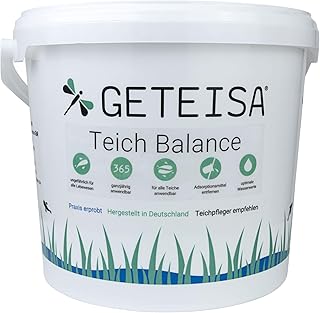 Teichbalance 5 Kg - Biologischer Fadenalgenreiniger für Teiche, Natürliche Algenkontrolle, Stabilisiert Wasserqualität, Umweltfreundlich, Sicher für Tiere, Ganzjährige Anwendung