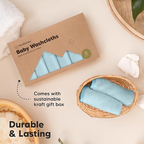 Miniatura 67 de Paquete de 6 paños para bebé, viscosa suave y absorbente de bambú, para bebés, niños, niños pequeños, toallas de baño para recién nacidos, suaves