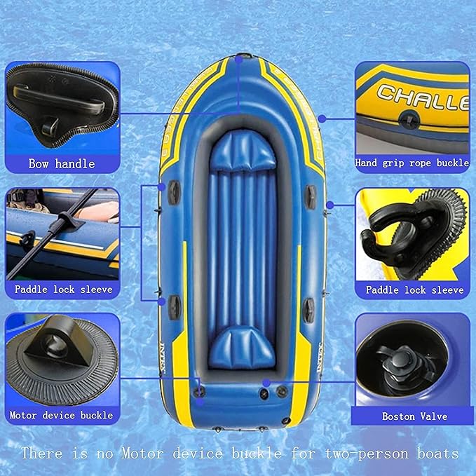 Kayak Inflable OLOTU Touring con Bomba, 236x114x41 cm, PVC Resistente miniatura 5