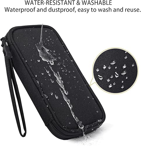 Miniatura 3 de Funda organizadora electrónica, bolsa organizadora de cables de viaje, funda de transporte para accesorios electrónicos, resistente al agua, bolsa