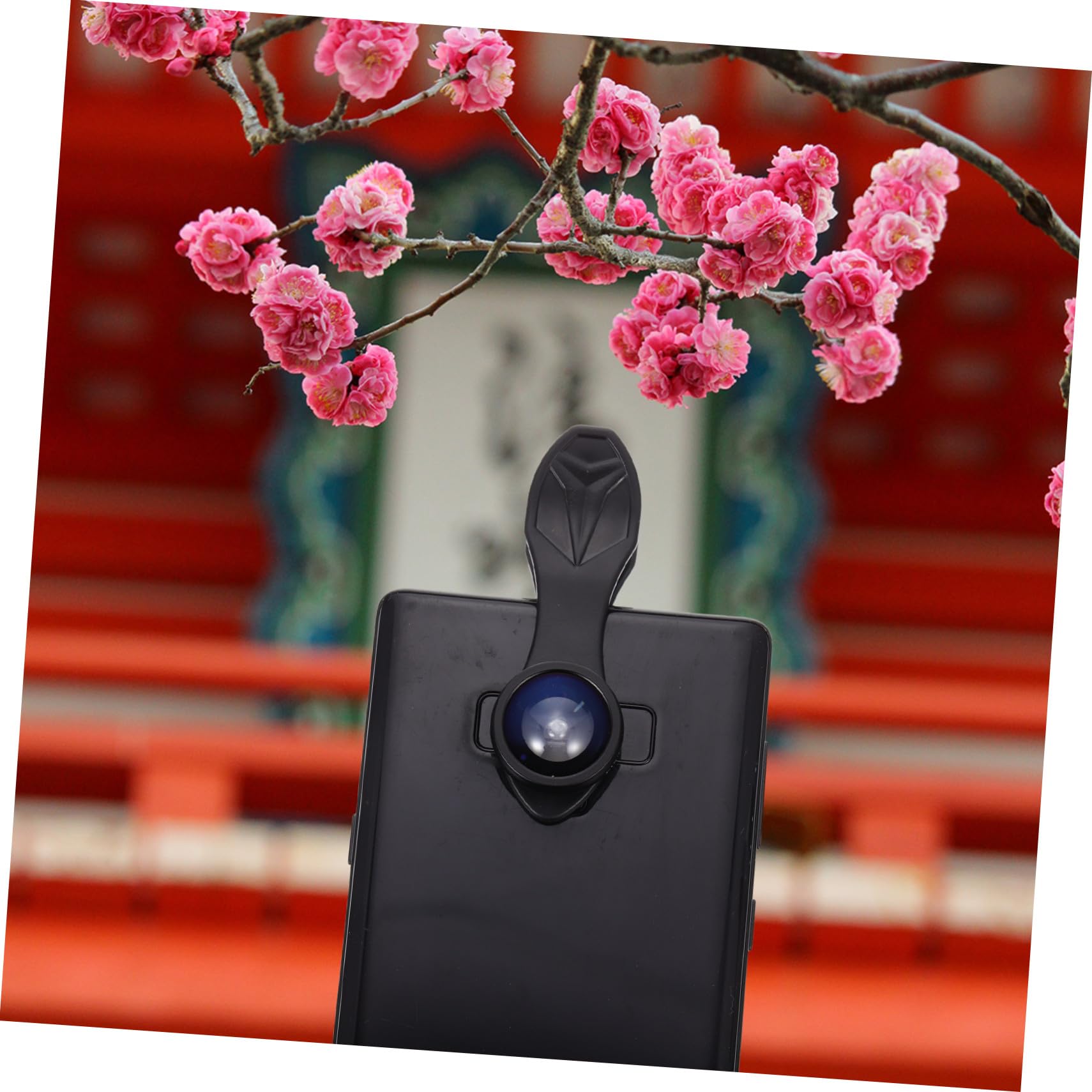 Gatuida Filtros de Cámara Móvil Clip Lentes Profesionales Macro para Disparar Compatible Teléfono Negro
