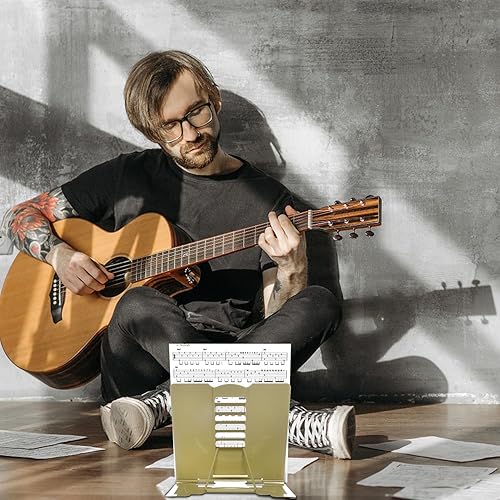 Miniatura 4 de Soporte de libro de metal ajustable para lectura