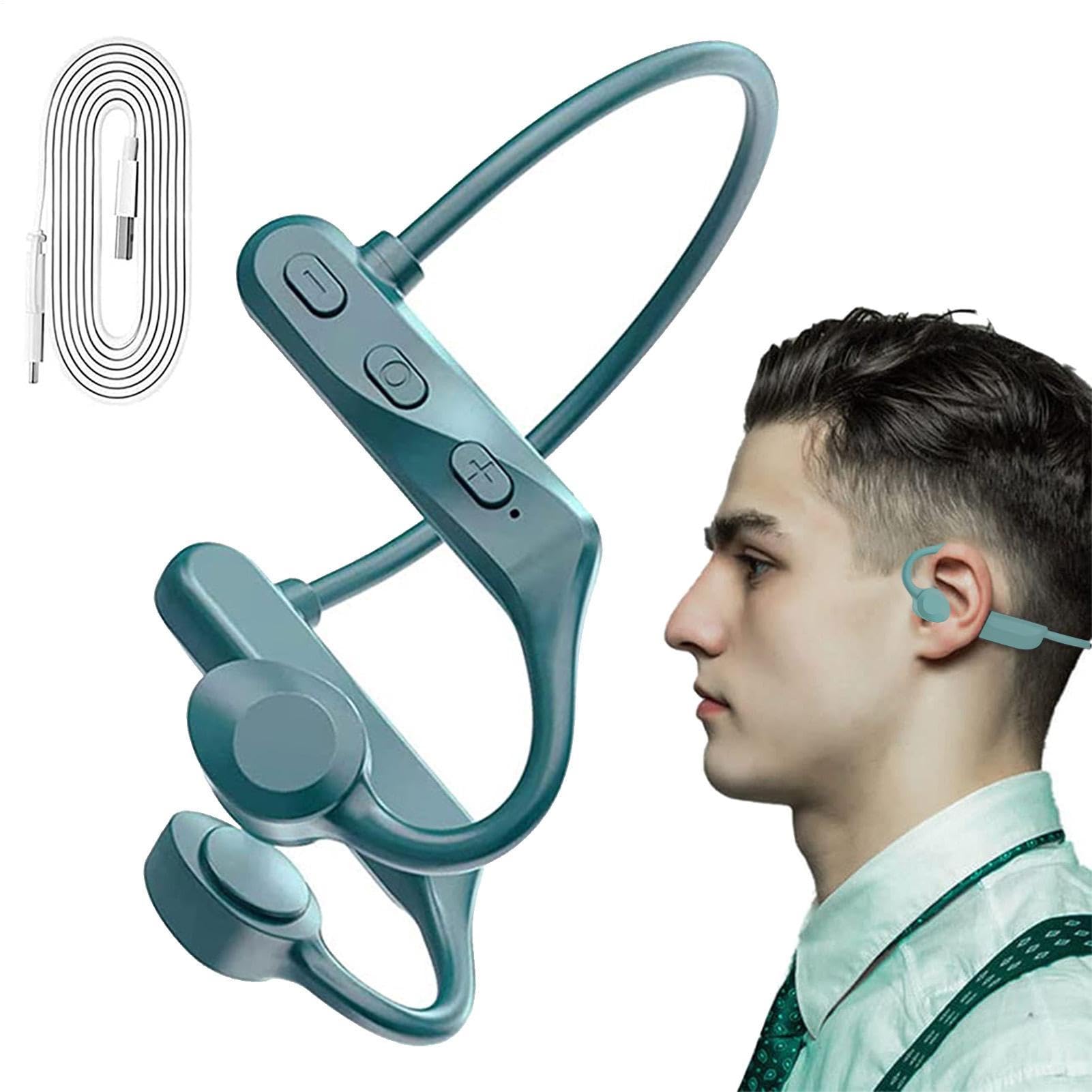 Auriculares de conducción de Huesos: diseño inalámbrico de Oreja Abierta Ligera, Auriculares Deportivos Bluetoth Resistentes al Sudor Resistente al Agua, auriculare de Ajuste Seguros cómodos | Ejecu