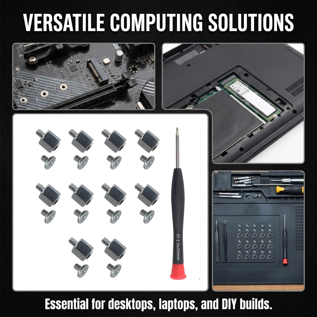 Viti per SSD M.2 per PC con Cacciavite da Montaggio