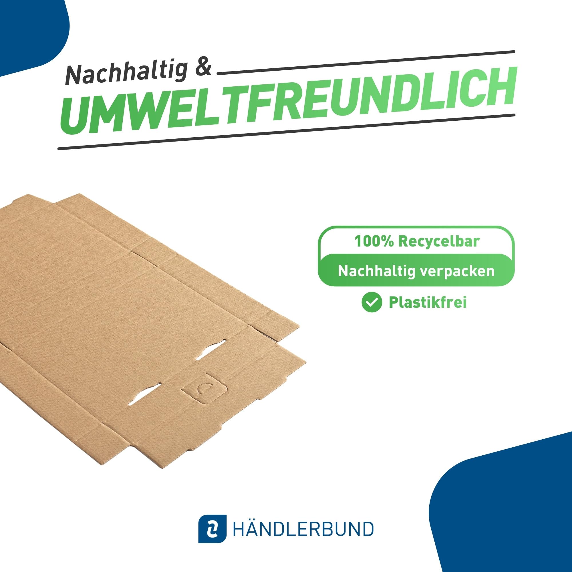 Maxibriefkarton braun 240 x 160 x 45 mm Faltkarton aus Wellpappe Versandkarton für kleine Sendungen bis 2 kg (200)