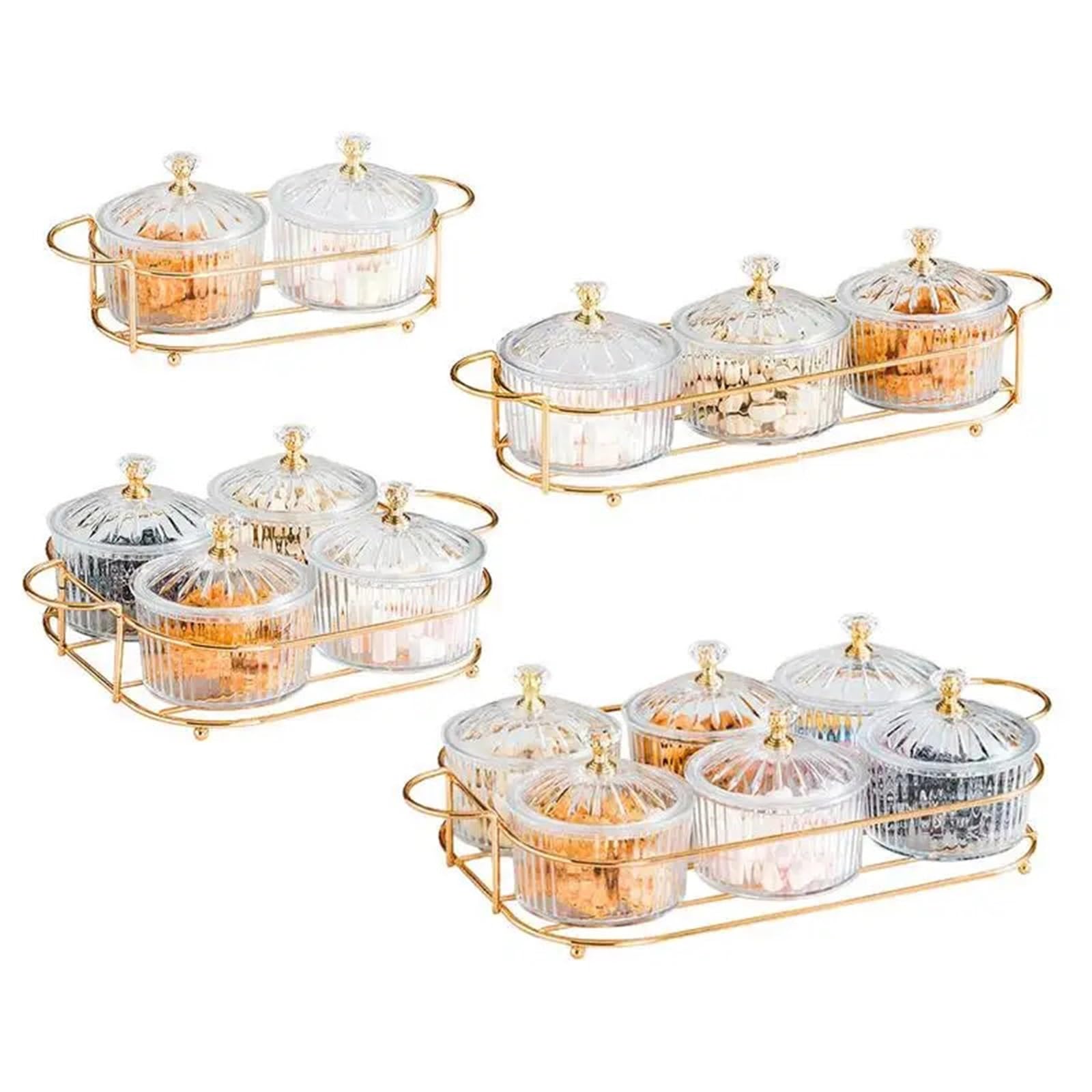 Getrocknete Obst Salat Platte Snack Gerichte Transparent Runde Dessert Glas FüR TrockenfrüChte(4clear)