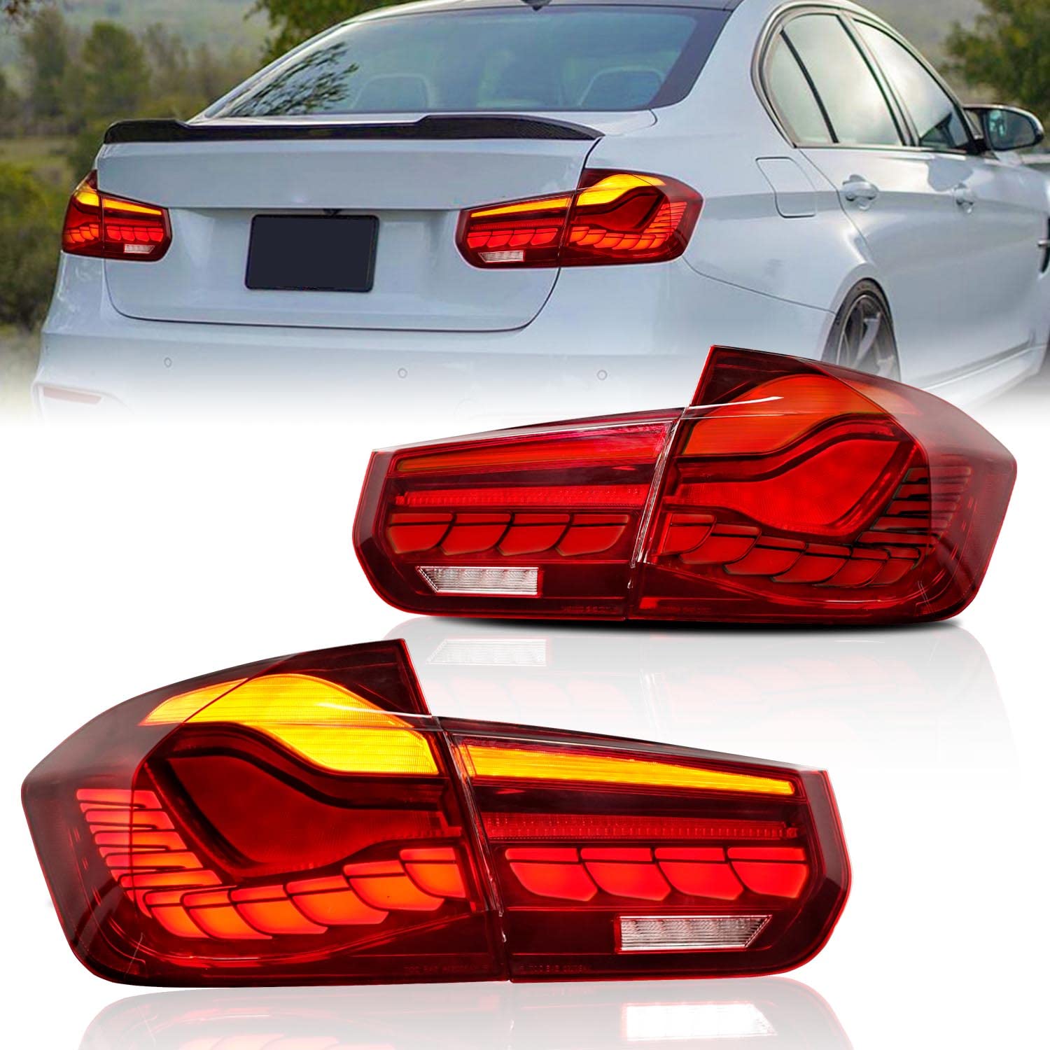 Amazon | YUANZHENG BMW 3シリーズ テールランプ F30 F80 F35テール