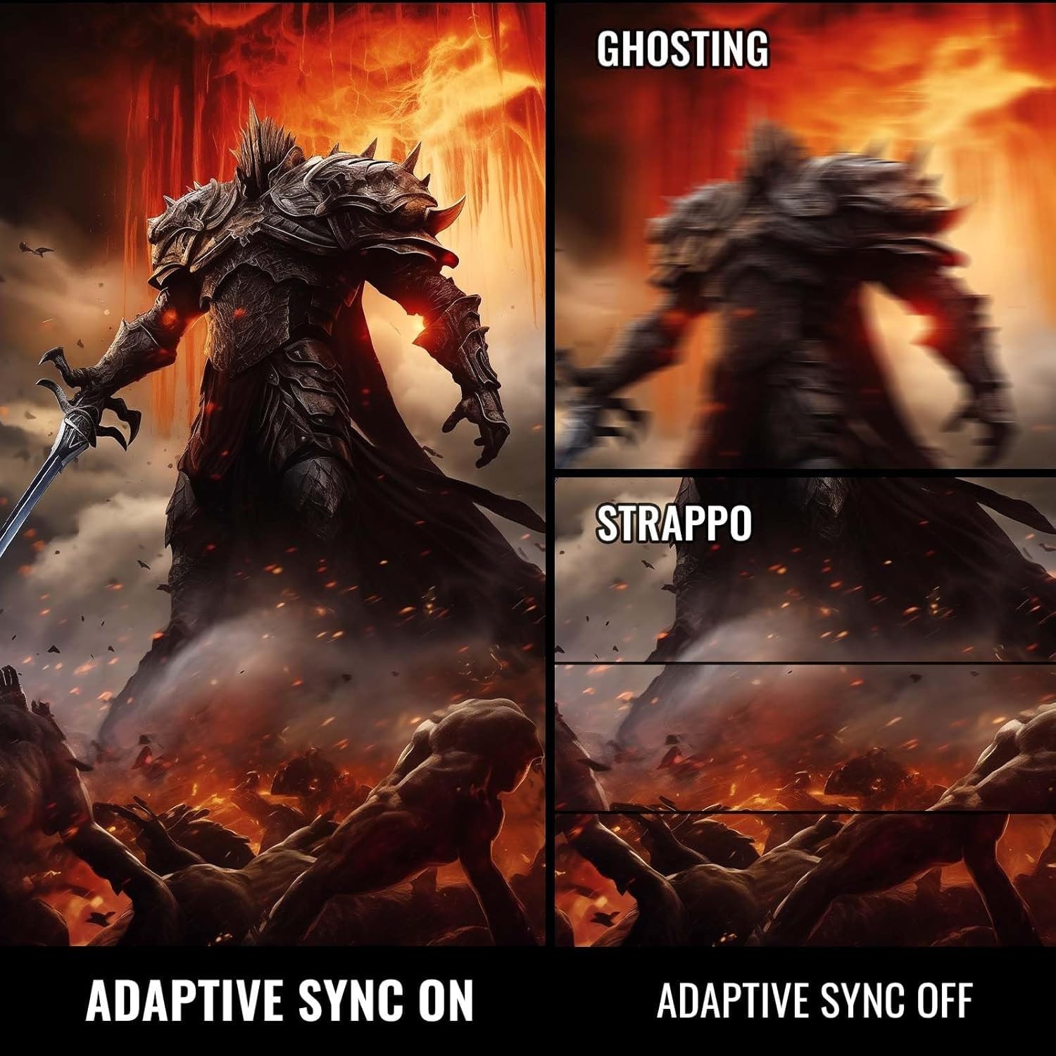 Minifire MFG24F4L Monitor Gaming 24 Pollici 180Hz, Full HD (1920x1080), PC Schermo IPS, 1ms, FreeSync, HDMI 1.4, DisplayPort 1.2, sRGB 110%, 300Nits, VESA, Inclinazione Regolabile, Eye Care