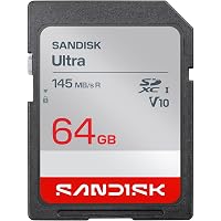 SANDISK Ultra SDXC UHS-I Scheda da 64 GB (fino a 145 MB/s velocità di lettura)