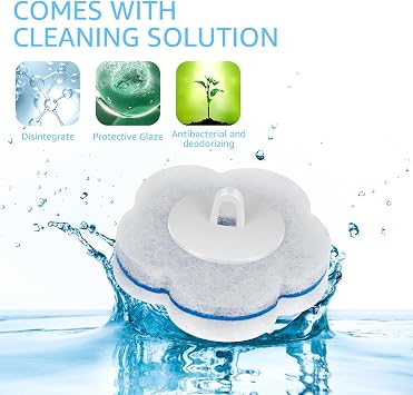 Disposable Toilet Brush with 24PCS Replacement Pads Disposable Toilet Brush Cleaning System Bathroom Cleaning Wand Kit with Extended Handle for Home Bathroom Kitchen (Gray C 24pcs)