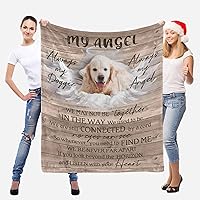Vista 13 de Custom Memorial Blankets with Photo to Your Loved One's Memory, Memory Lane in Loving Memory Photo Blanket to Remind You of Your Beloved Ones 40x50