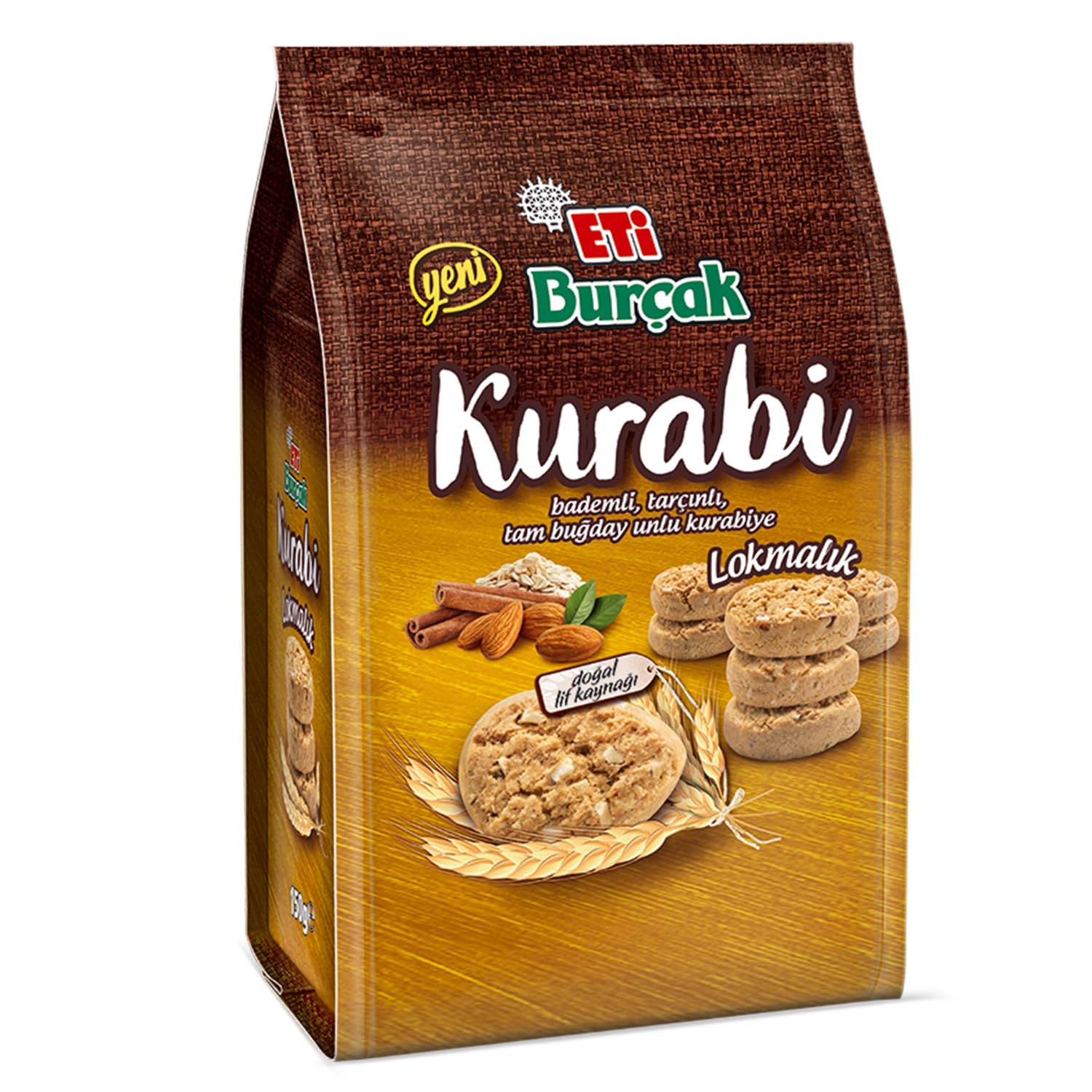 Eti Burçak Kurabi Torba Bademli 150 g
