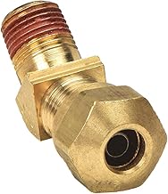 Parker Hannifin VS279NTA-10-8 Brass Air Brake-NTA 45 Degree Elbow Fitting, 5/8