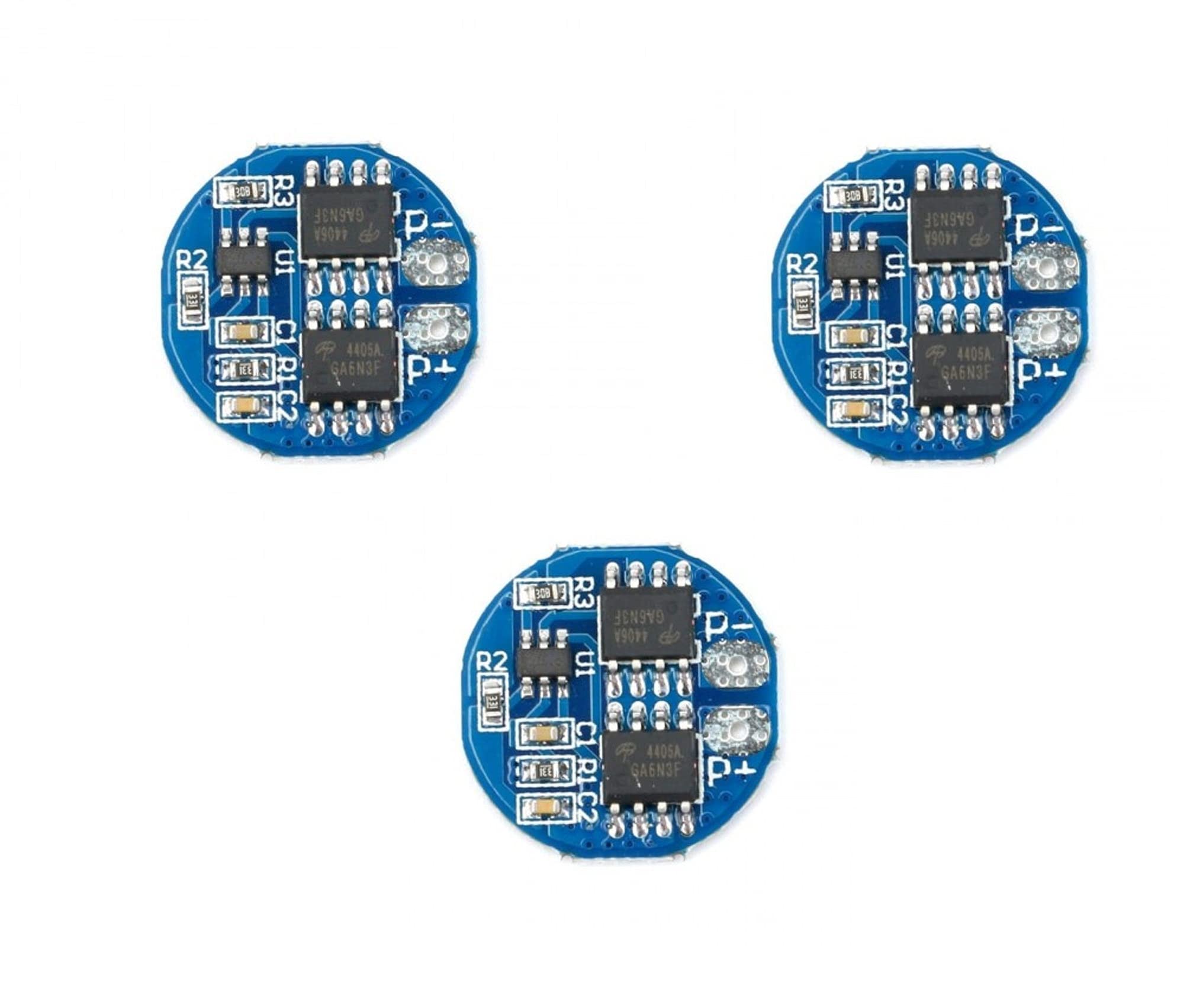 Robodo 2 Series 8.4V Lithium Battery Protection Plate with Circular 7.4V Overcharge, Over Discharge Protection, 5A Operating Current, 7A Current Battery Management System BMS - 3 Pieces (B097TN8ZP3) Amazon Price History, Amazon Price Tracker