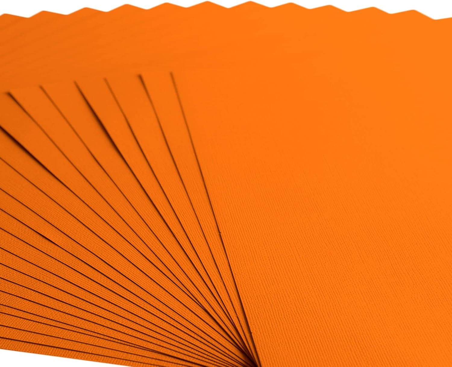Vaessen-Creative Florence Textured Cardstock, Orange Melon, 216 Grams, 12x12 inches, 20 Sheets, for Scrapbooking, Card Making, Die Cutting and Other Paper Crafts, 30.5x30.5cm