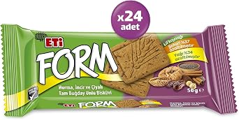 Eti Form Date Fig and Çiyalı Biscuit 50 g x 24 Pieces