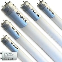 SYLVANIA LED T8 Tube 90 cm 3000 K Warm White Neon Tube Replacement 1700 Lumen 11.3 Watt Light Bulb with Starter Pack of 5