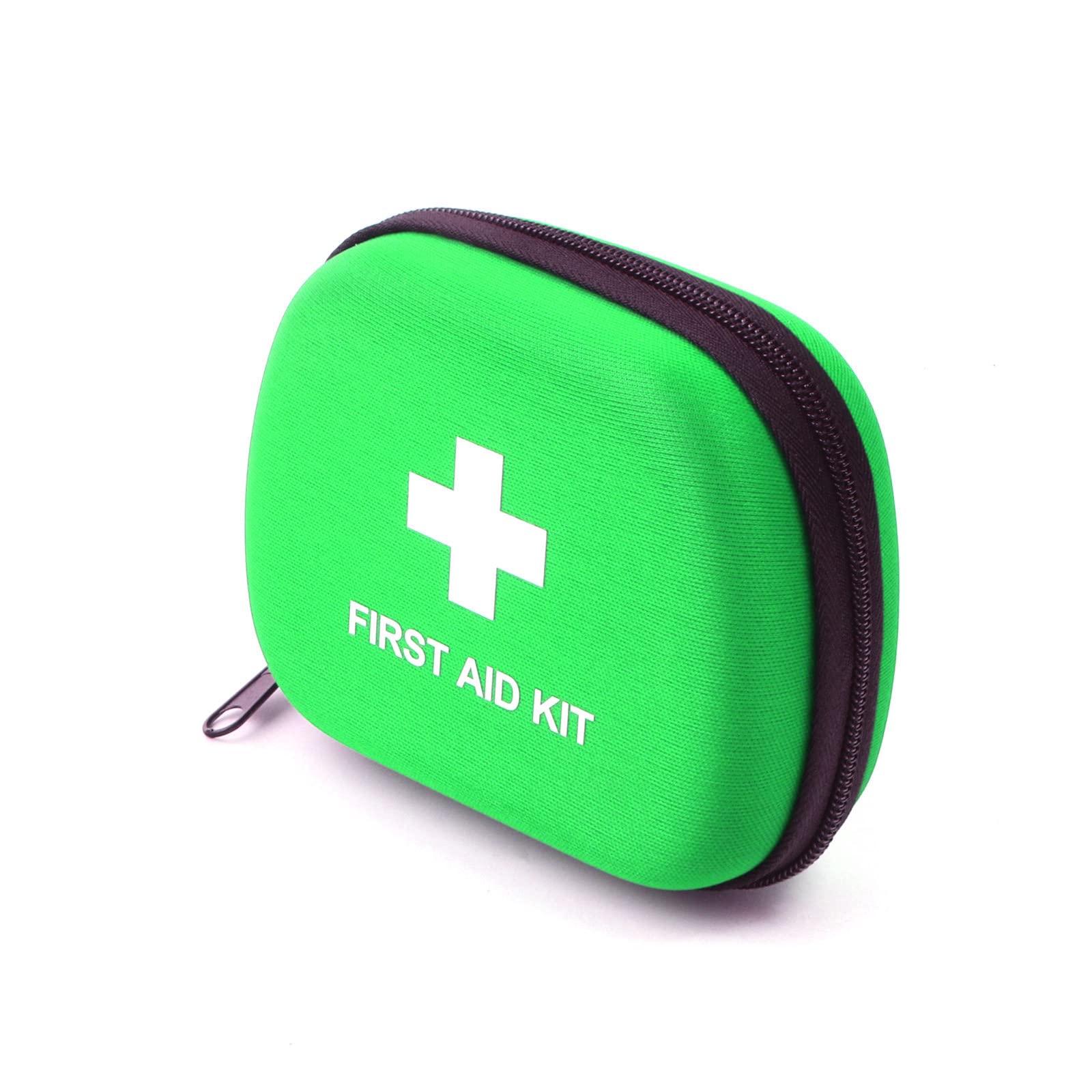 Jipemtra First Aid Hard Case Empty, First Aid Hard Shell Case First Aid EVA Hard Red Medical Case for Home Health First Emergency Responder Empty Camping Outdoors (Green SMW), Green Smw, Bag Organiser
