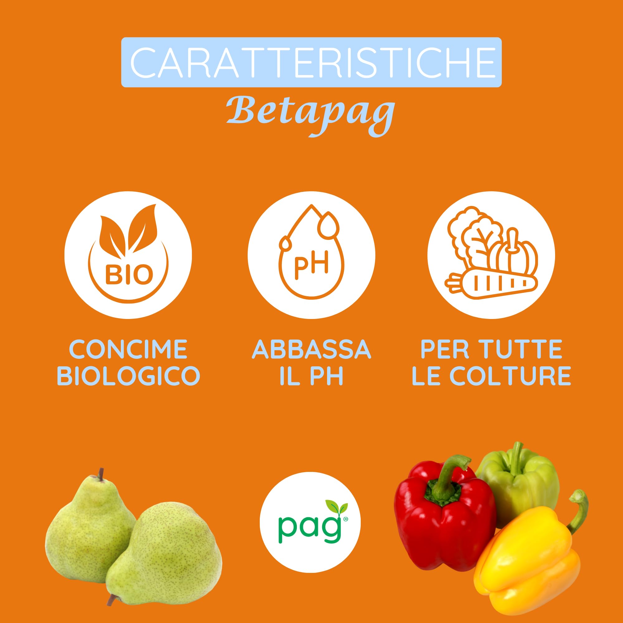 Pag Betapag Borlanda Fluida | Concime Organico Azotato | Consentito in Agricoltura Biologica | Confezione da 30 kg