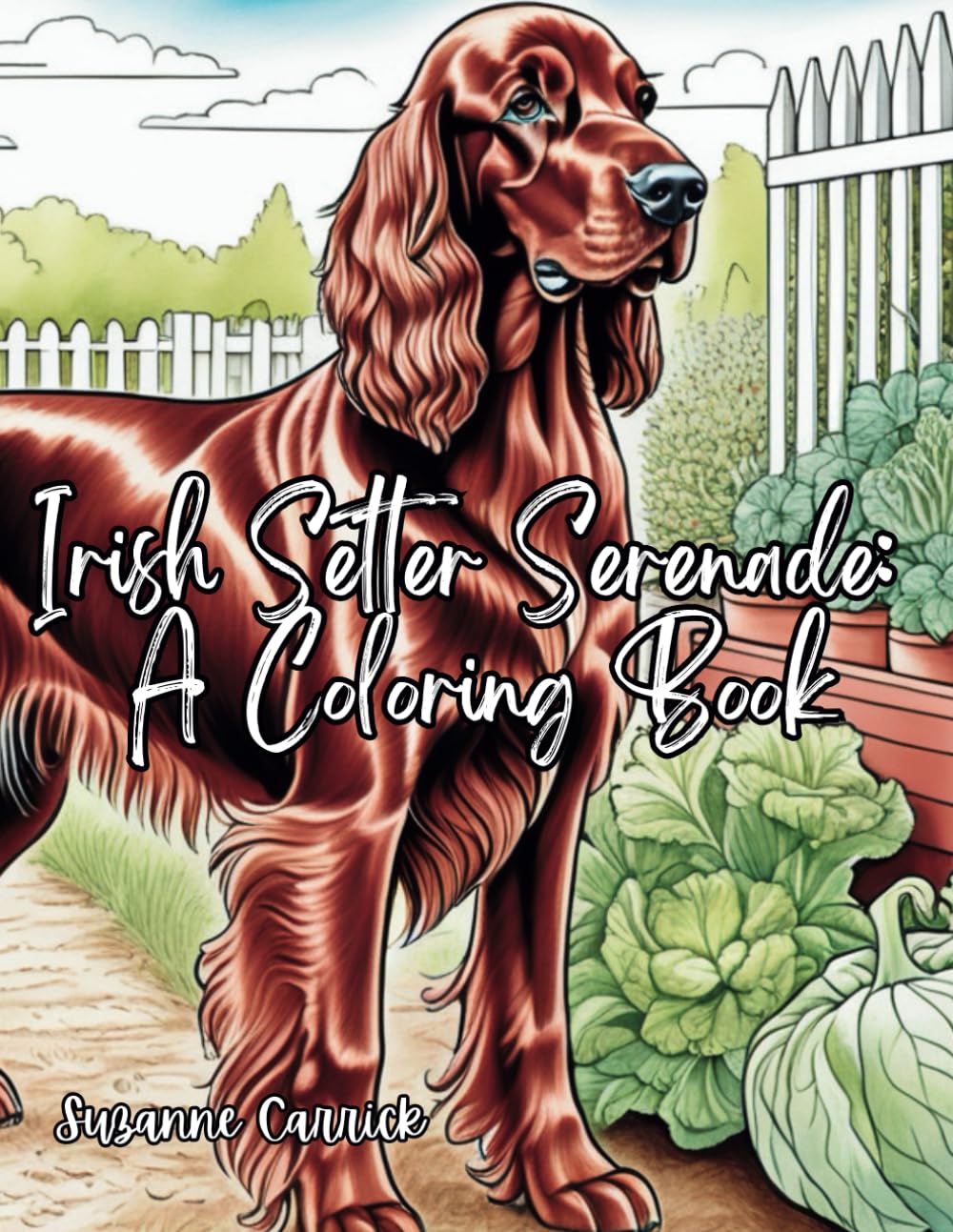 Irish Setter Serenade: A Coloring Book